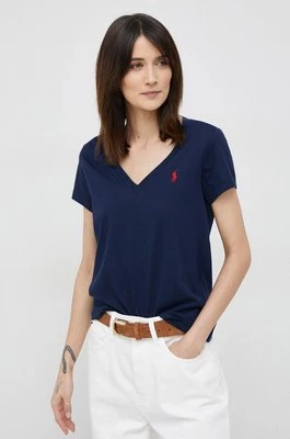 Polo Ralph Lauren t-shirt bawełniany kolor granatowy