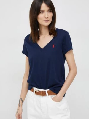 Polo Ralph Lauren t-shirt bawełniany kolor granatowy