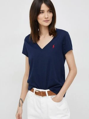 Polo Ralph Lauren t-shirt bawełniany kolor granatowy