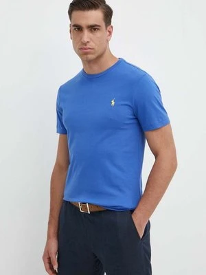 Polo Ralph Lauren t-shirt bawełniany kolor niebieski 710671438