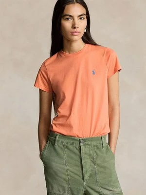 Polo Ralph Lauren t-shirt bawełniany kolor pomarańczowy 211898698