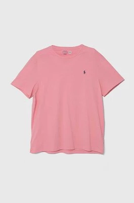 Polo Ralph Lauren t-shirt bawełniany kolor różowy 710671438