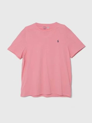 Polo Ralph Lauren t-shirt bawełniany kolor różowy 710671438