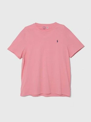 Polo Ralph Lauren t-shirt bawełniany kolor różowy 710671438