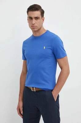 Polo Ralph Lauren t-shirt bawełniany kolor niebieski 710671438