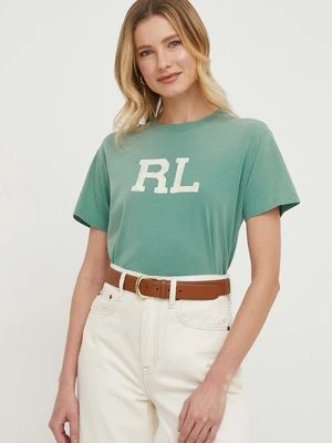 Polo Ralph Lauren t-shirt bawełniany kolor zielony