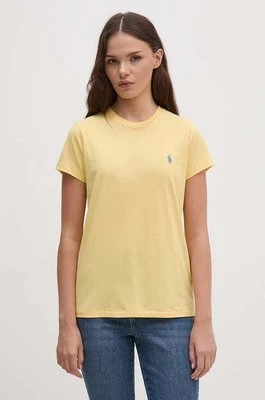 Polo Ralph Lauren t-shirt bawełniany kolor żółty 211898698