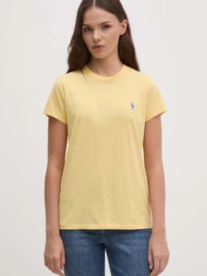 Polo Ralph Lauren t-shirt bawełniany kolor żółty 211898698