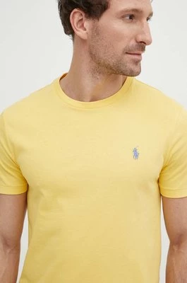 Polo Ralph Lauren t-shirt bawełniany kolor żółty