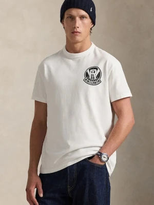 Polo Ralph Lauren t-shirt bawełniany męski kolor biały z nadrukiem 710P04868