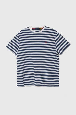 Polo Ralph Lauren t-shirt bawełniany męski kolor niebieski wzorzysty 710926999CHEAPER