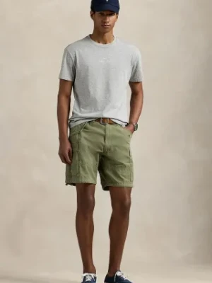 Polo Ralph Lauren t-shirt bawełniany męski kolor szary gładki 710936585
