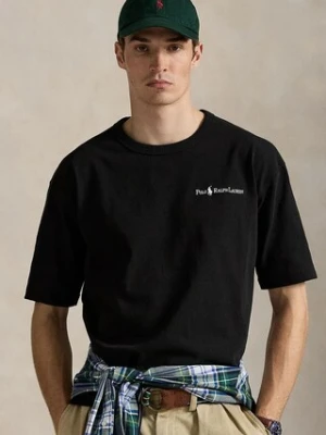 Polo Ralph Lauren t-shirt bawełniany Tee męski kolor czarny gładki 710964714
