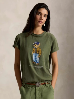 POLO RALPH LAUREN T-shirt Bear | Regular Fit zielony