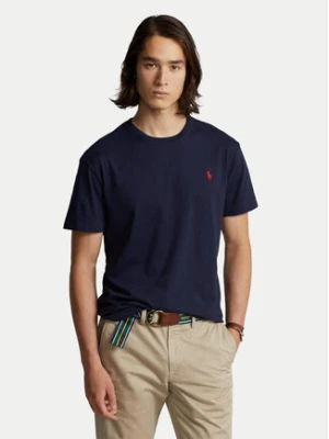 Polo Ralph Lauren T-Shirt Bsr 710680785 Granatowy Custom Slim Fit