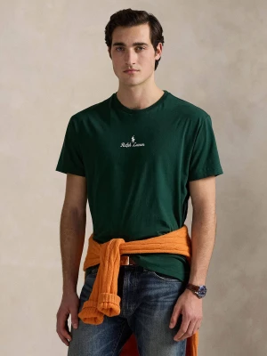 POLO RALPH LAUREN T-shirt | Classic fit butelkowa zieleń