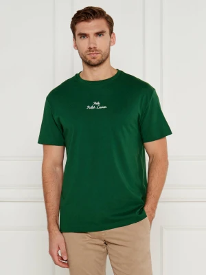 POLO RALPH LAUREN T-shirt | Classic fit butelkowa zieleń