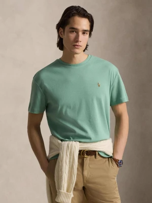 POLO RALPH LAUREN T-shirt | Custom slim fit miętowy