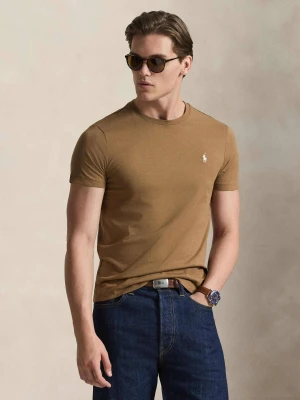 POLO RALPH LAUREN T-shirt | Custom slim fit brązowy
