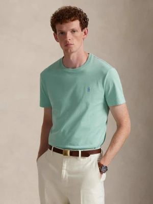 POLO RALPH LAUREN T-shirt | Custom slim fit miętowy