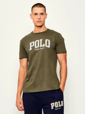 POLO RALPH LAUREN T-shirt | Custom slim fit oliwkowy