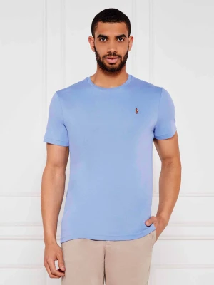 POLO RALPH LAUREN T-shirt | Custom slim fit błękitny