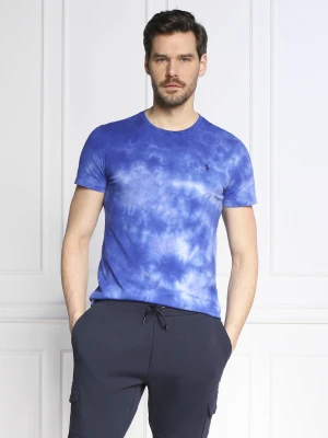 POLO RALPH LAUREN T-shirt | Custom slim fit granatowy