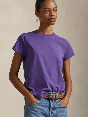 Zdjęcie produktu Polo Ralph Lauren t-shirt damski bawełniany fioletowy