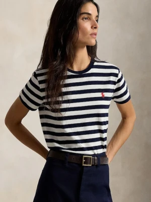 Polo Ralph Lauren T-shirt damski bawełniany granatowy