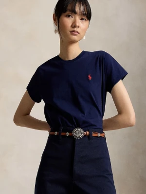 Polo Ralph Lauren T-shirt damski bawełniany granatowy