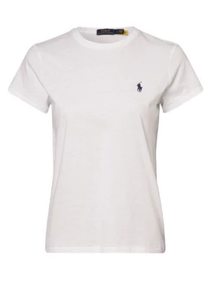 Polo Ralph Lauren T-shirt damski Kobiety Bawełna biały jednolity,