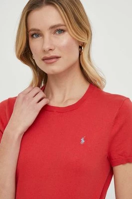 Polo Ralph Lauren t-shirt damski kolor czerwony