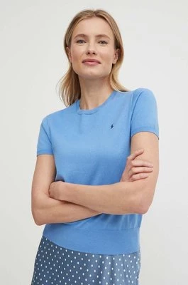 Polo Ralph Lauren t-shirt damski kolor fioletowy