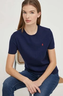 Polo Ralph Lauren t-shirt damski kolor niebieski