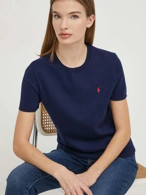 Zdjęcie produktu Polo Ralph Lauren t-shirt damski kolor niebieski