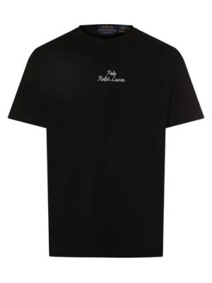 Polo Ralph Lauren T-shirt - klasyczny krój Mężczyźni Bawełna czarny jednolity,