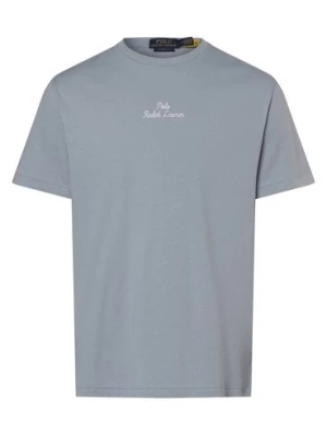 Polo Ralph Lauren T-shirt - klasyczny krój Mężczyźni Bawełna niebieski jednolity,