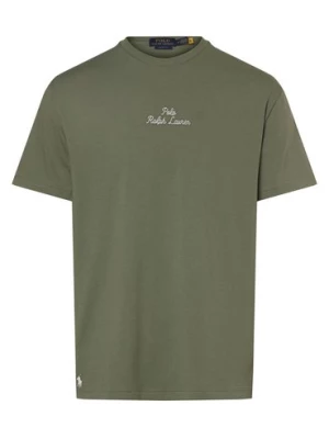 Polo Ralph Lauren T-shirt - klasyczny krój Mężczyźni Bawełna zielony jednolity,