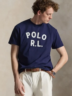 Polo Ralph Lauren T-shirt męski bawełniany granatowy