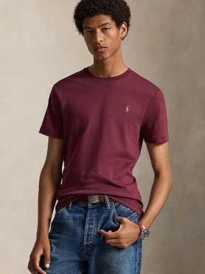 Polo Ralph Lauren T-shirt męski bawełniany bordowy
