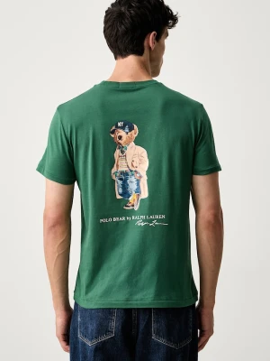 Polo Ralph Lauren T-shirt męski bawełniany zielony