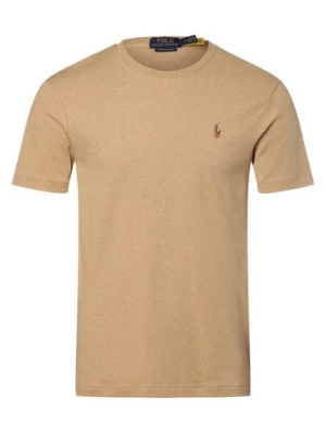 Polo Ralph Lauren T-shirt męski Mężczyźni Bawełna beżowy|brązowy marmurkowy,