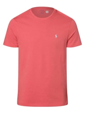 Polo Ralph Lauren T-shirt męski Mężczyźni Bawełna czerwony jednolity,