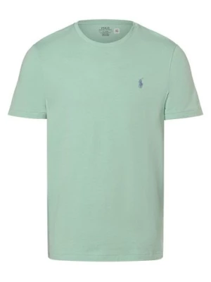 Polo Ralph Lauren T-shirt męski Mężczyźni Bawełna zielony jednolity,
