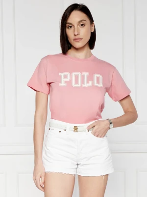 POLO RALPH LAUREN T-shirt | Regular Fit różowy