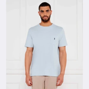 POLO RALPH LAUREN T-shirt | Regular Fit | z dodatkiem lnu