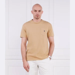 POLO RALPH LAUREN T-shirt | Regular Fit | z dodatkiem lnu