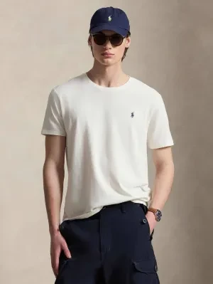 POLO RALPH LAUREN T-shirt | Regular Fit | z dodatkiem lnu