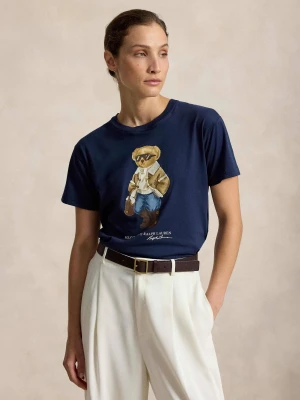 POLO RALPH LAUREN T-shirt | Relaxed fit granatowy