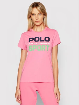 Polo Ralph Lauren T-Shirt Ssl 211838079005 Różowy Regular Fit